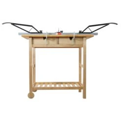 Canadian Wintersports Inc ProForm-AL1 Wax Bench Station FULL SET -Ski Equipment CWSWaxBench Wood Front 1e25bc8c 1591 48df 8f15 92fec1cd2b14