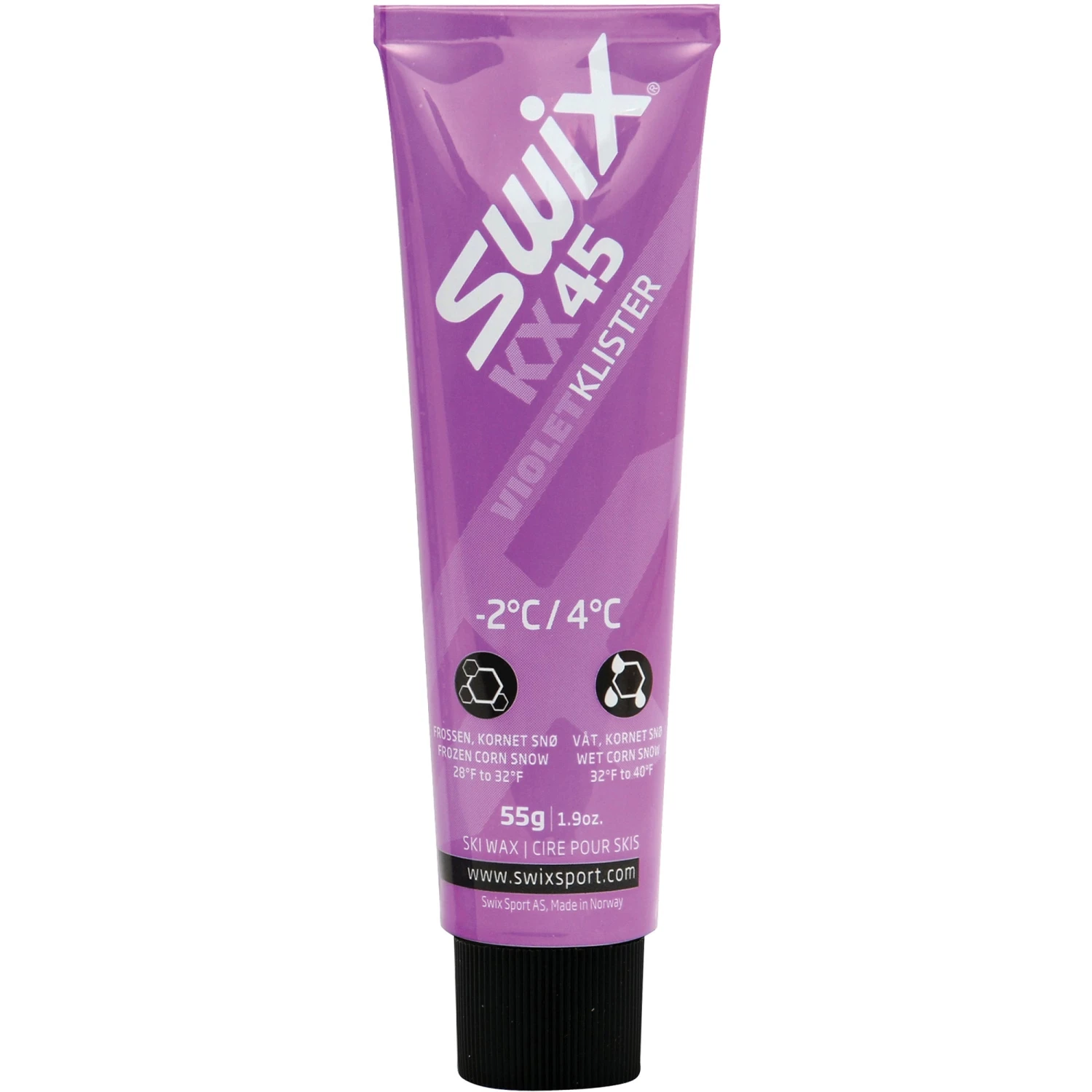 Swix KX45 Violet Klister (4C/-2C) | 55g 1 Swix KX45 Violet Klister (4C/-2C) | 55g