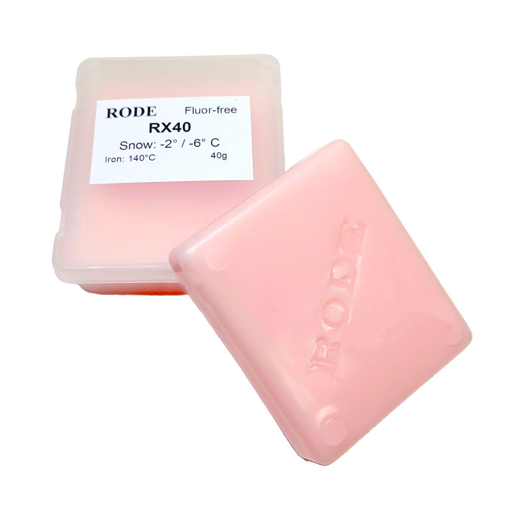 Rode RX40 WC Glider Red Melt Wax (Test Block) (-1C/-6C) | 40g 1 Rode RX40 WC Glider Red Melt Wax (Test Block) (-1C/-6C) | 40g