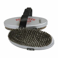 Red Creek Fine Curled Steel Racing Silver Oval Hand Brush