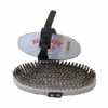 Red Creek Fine Straight Steel Racing Silver Oval Hand Brush