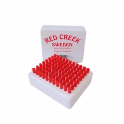 Red Creek Red Nylon Mini Hand Brush
