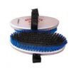 Red Creek Coarse Curled Steel/Blue Nylon Large Oval Hand Brush