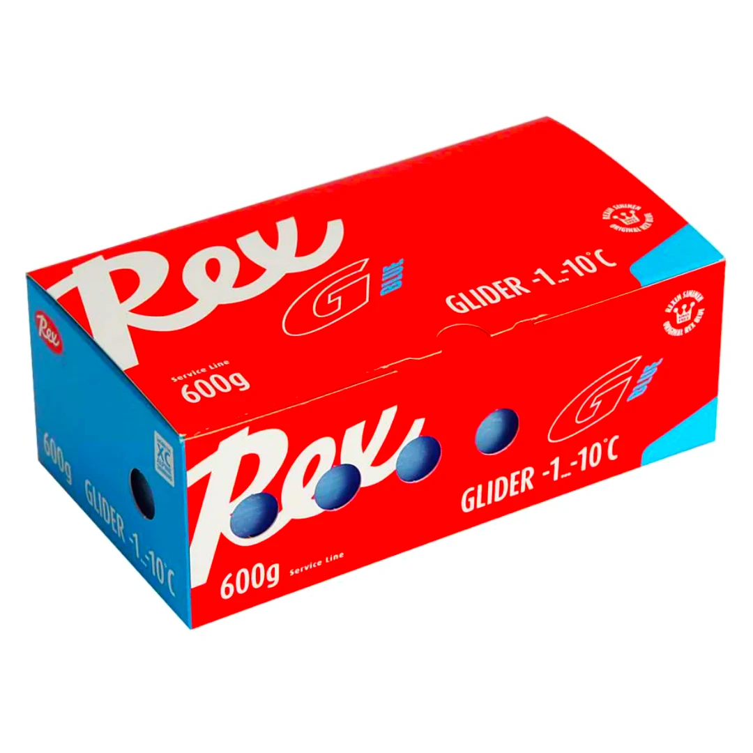 Rex Wax Racing Glide Blue Paraffin (-1C/-10C) 2 Rex Wax Racing Glide Blue Paraffin (-1C/-10C) - Image 2