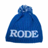 Rode Blue Wool Toque Pompom