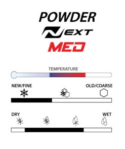 STAR NEXT MED Fluoro-Free Racing Powder (-3C/-8C) 5 STAR NEXT MED Fluoro-Free Racing Powder (-3C/-8C) -Ski Equipment Star Chart NEXT Powder Med