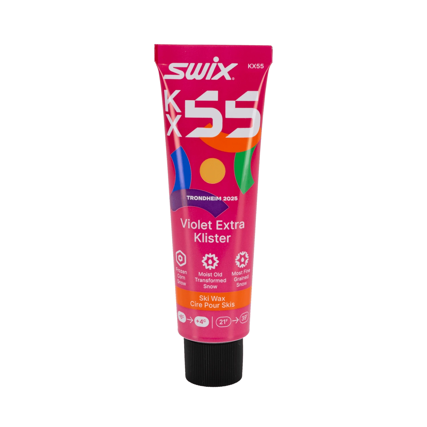 Swix KX55 Violet Extra Klister (4C/-6C) | 55g 1 Swix KX55 Violet Extra Klister (4C/-6C) | 55g