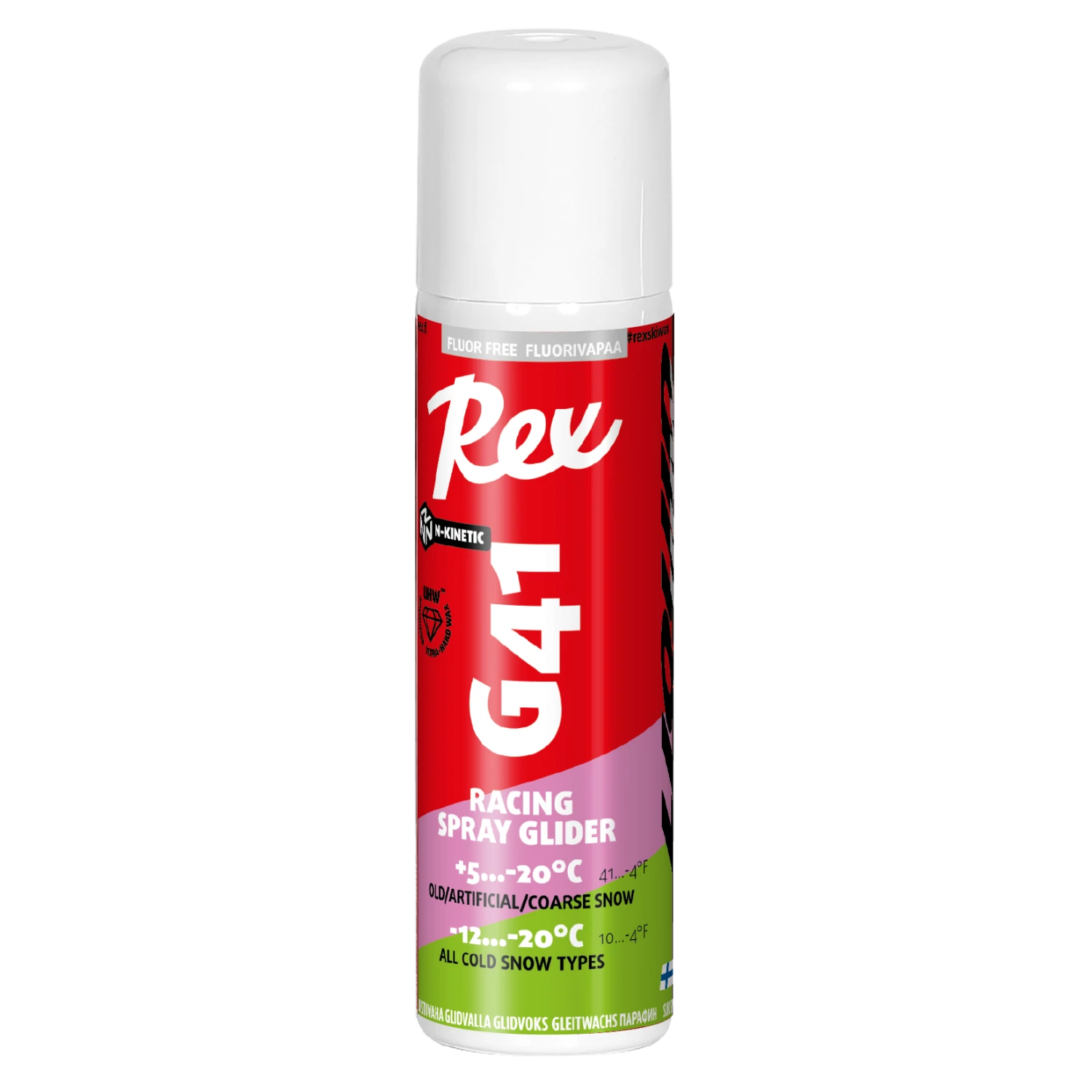 Rex Wax G41 Pink/Green `UHW` N-Kinetic Liquid Glider (5C/-20C) 2 Rex Wax G41 Pink/Green `UHW` N-Kinetic Liquid Glider (5C/-20C) - Image 2