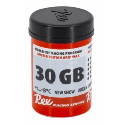 Rex Wax 30GB Fluoro-Free `New Snow` Grip Wax (1C/-8C) | 45g