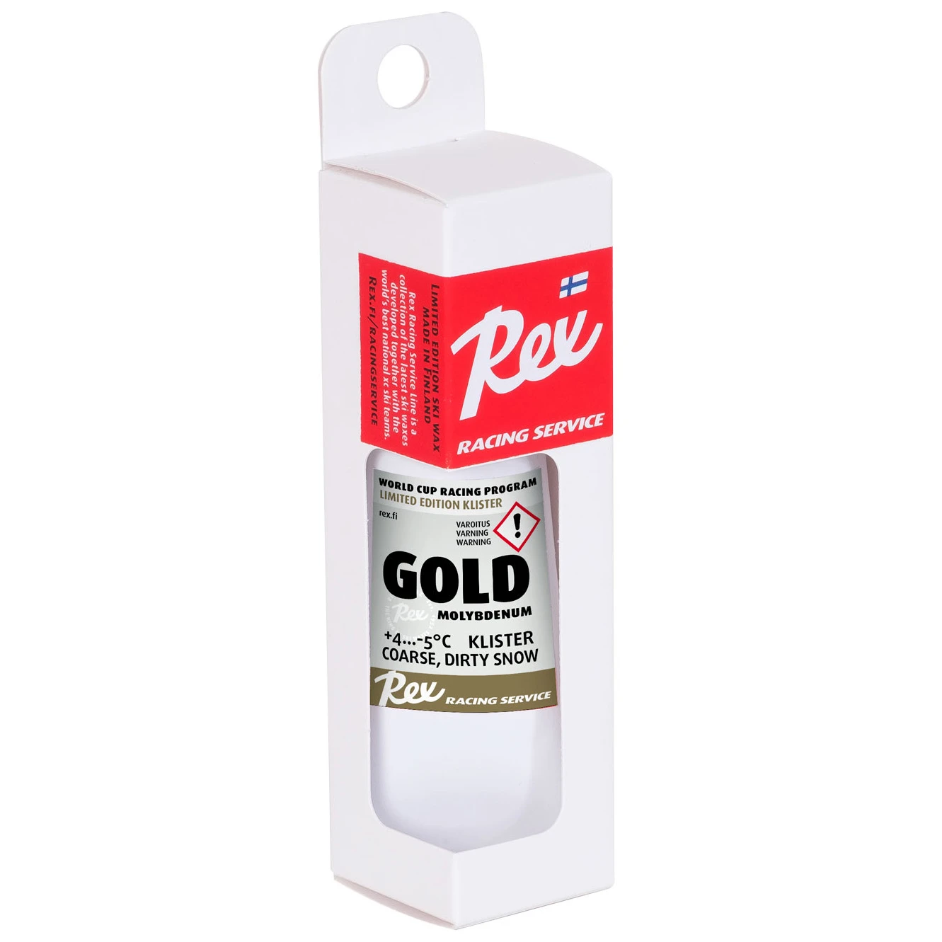 Rex Wax Gold Molybdenum Klister (4C/-5C) | 55ml 1 Rex Wax Gold Molybdenum Klister (4C/-5C) | 55ml