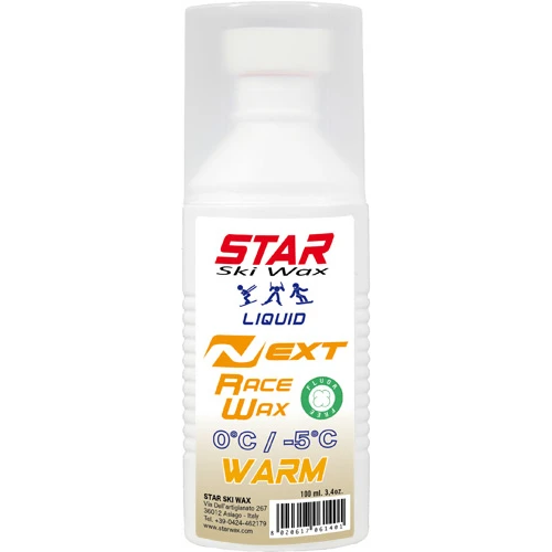 STAR NEXT WARM Fluoro-Free Racing Liquid (Sponge Application) | 100mL (0C/-5C) 1 STAR NEXT WARM Fluoro-Free Racing Liquid (Sponge Application) | 100mL (0C/-5C)