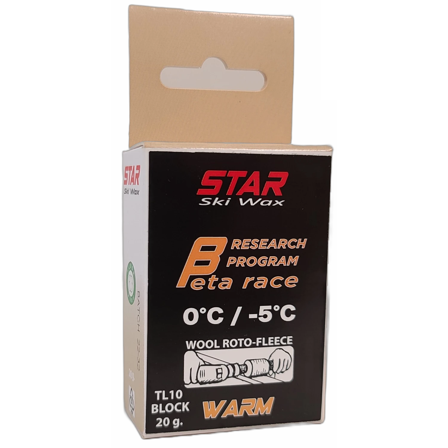 STAR BETA WARM Fluoro-Free Wool-Apply BLOCK | 28g 1 STAR BETA WARM Fluoro-Free Wool-Apply BLOCK | 28g