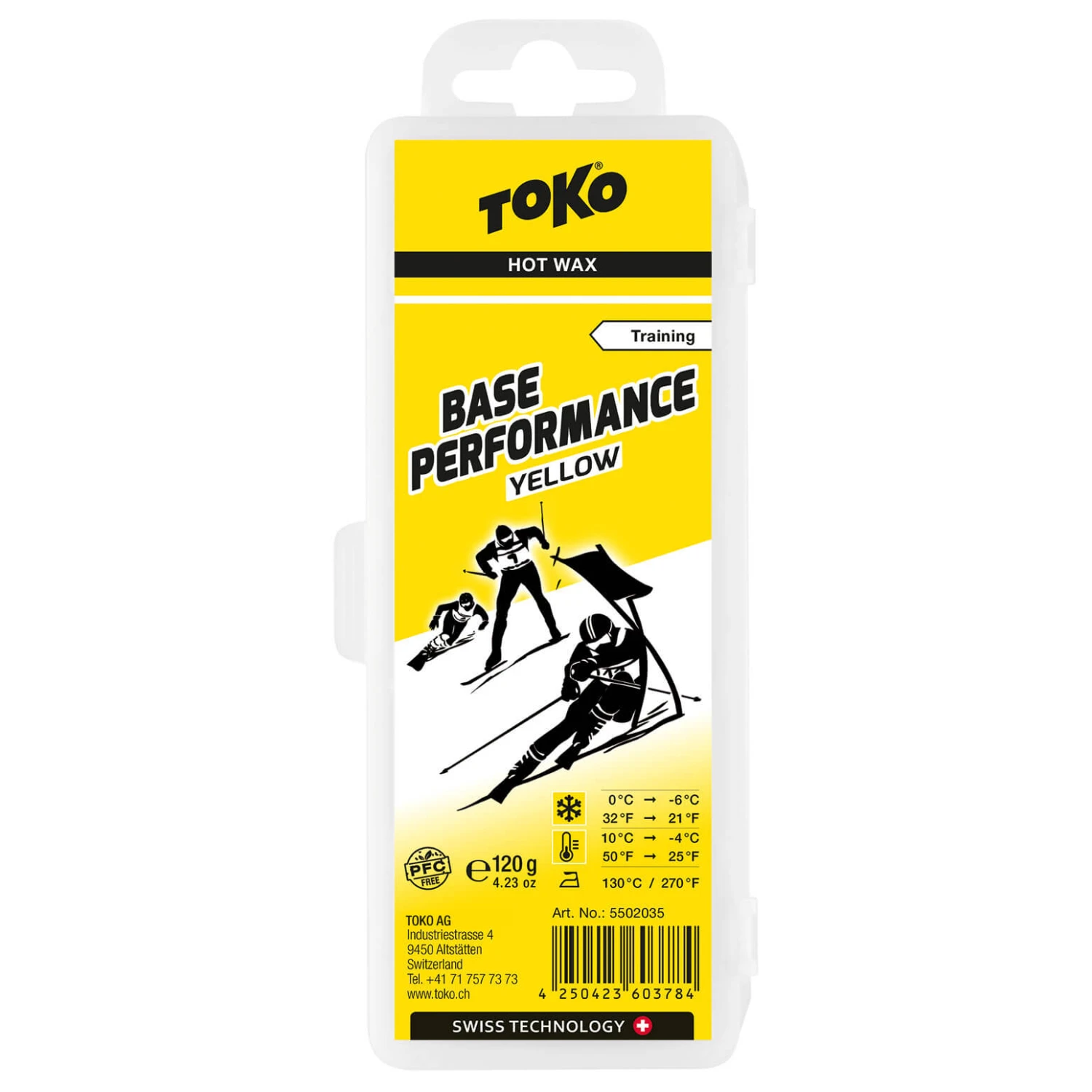 Toko Base Performance Yellow Paraffin Melt Wax 1 Toko Base Performance Yellow Paraffin Melt Wax