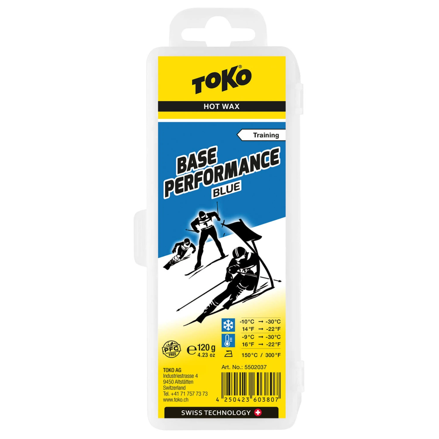 Toko Base Performance Blue Paraffin Melt Wax 1 Toko Base Performance Blue Paraffin Melt Wax